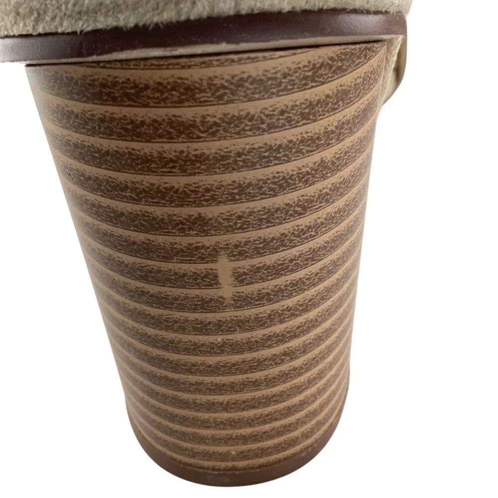 City Chic Womens Heel Strap Lacey Size 11-11.5 42 NWB Nude Beige Strappy Sandals - Picture 9 of 10